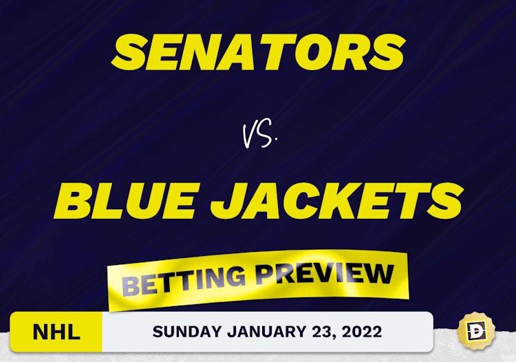 Senators vs. Blue Jackets Predictions and Odds - Jan 23, 2022