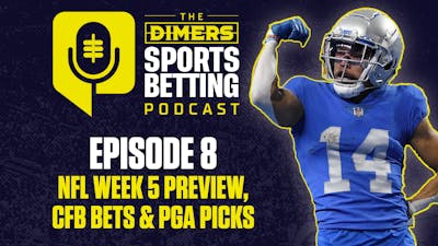 The Dimers Sports Betting Podcast Episode 8: CFB Best Bets, Fantasy Waiver Wire, and PGA Predictions