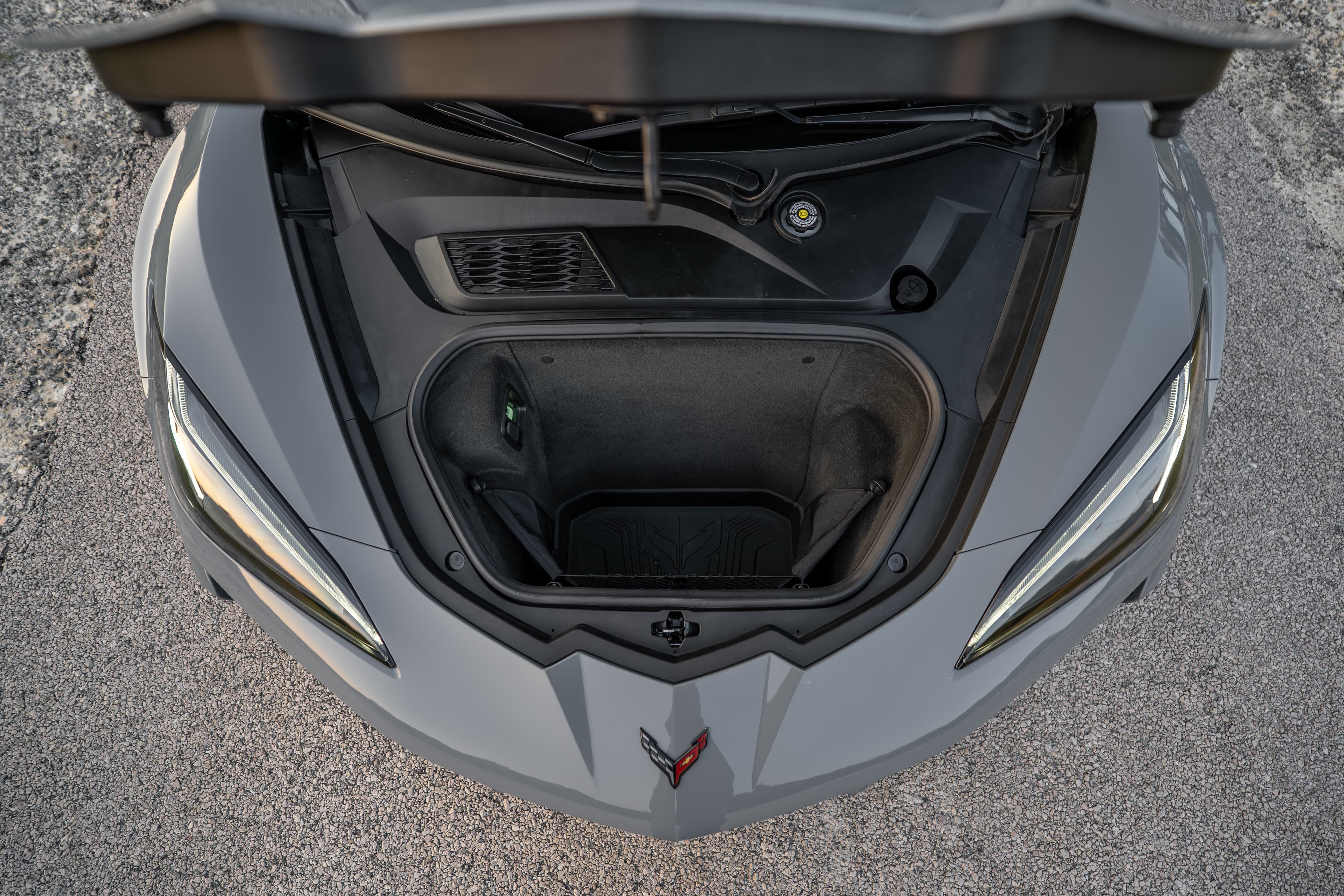 2025 Chevrolet Corvette Z06 in Sea Wolf Gray Tricoat in Dripping Springs, TX.
