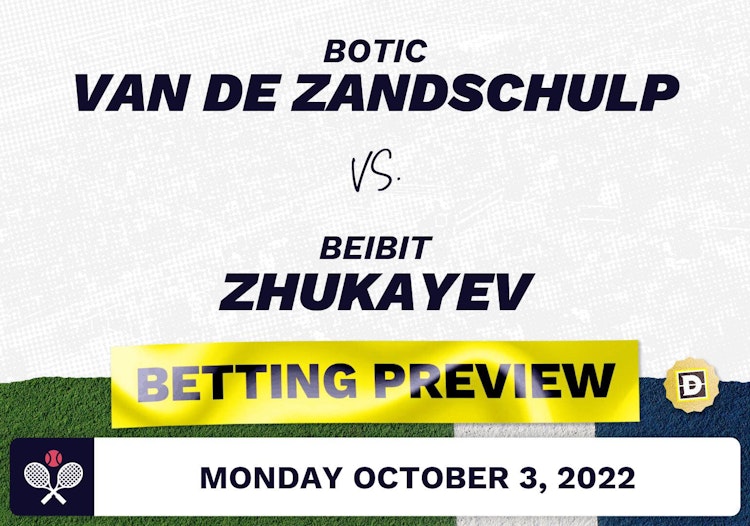 Botic Van de Zandschulp vs. Beibit Zhukayev Predictions - Oct 3, 2022