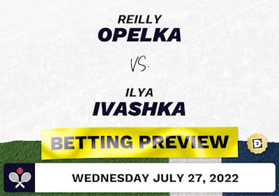 Reilly Opelka vs. Ilya Ivashka Predictions - Jul 27, 2022