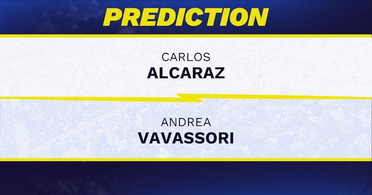 Carlos Alcaraz vs Andrea Vavassori Tennis Prediction.