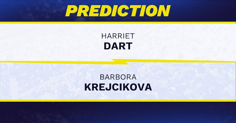 Harriet Dart vs Barbora Krejcikova Tennis Prediction.