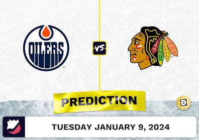 Edmonton Oilers vs. Chicago Blackhawks Prediction, Odds, NHL Picks  [1/9/2024]