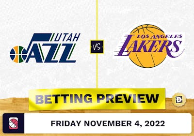 Jazz vs. Lakers Prediction and Odds - Nov 4, 2022