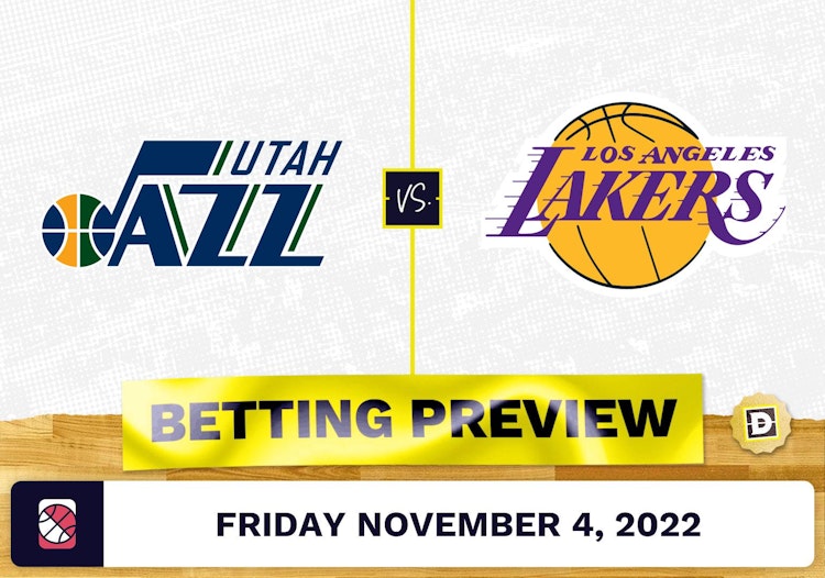 Jazz vs. Lakers Prediction and Odds - Nov 4, 2022