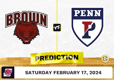 Brown vs. Pennsylvania Prediction, Odds, College Basketball Picks [2/17/2024]
