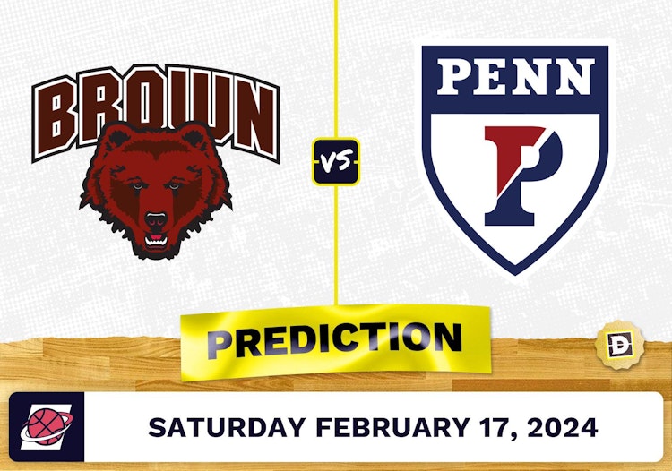 Brown vs. Pennsylvania Prediction, Odds, College Basketball Picks [2/17/2024]