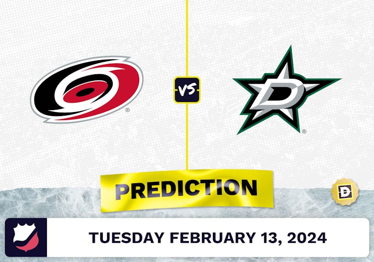 Carolina Hurricanes vs. Dallas Stars Prediction, Odds, NHL Picks [2/13/2024]