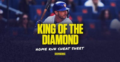 "King of the Diamond" Home Run Picks and Cheat Sheet for DraftKings Promo on Friday, May 30