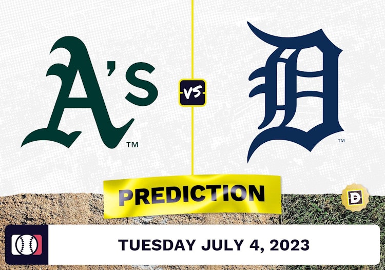 Athletics vs. Tigers Prediction for MLB Tuesday [7/4/2023]