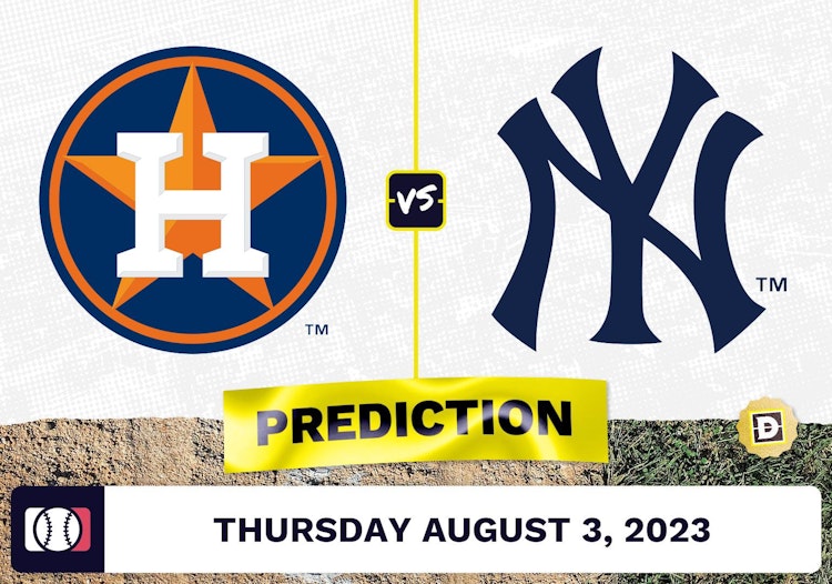 Astros vs. Yankees Prediction for MLB Thursday [8/3/2023]