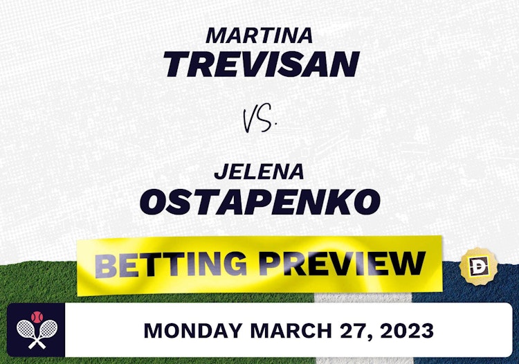 Martina Trevisan vs. Jelena Ostapenko Predictions - Mar 27, 2023