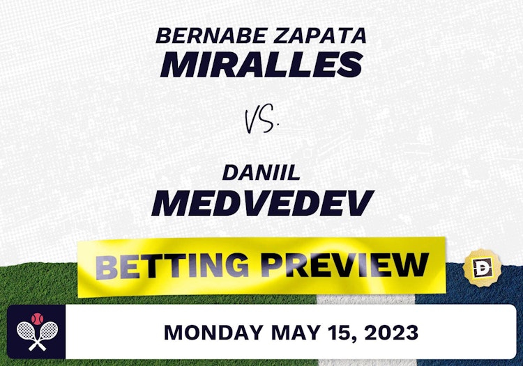 Bernabe Zapata Miralles vs. Daniil Medvedev Prediction - Italian Open 2023