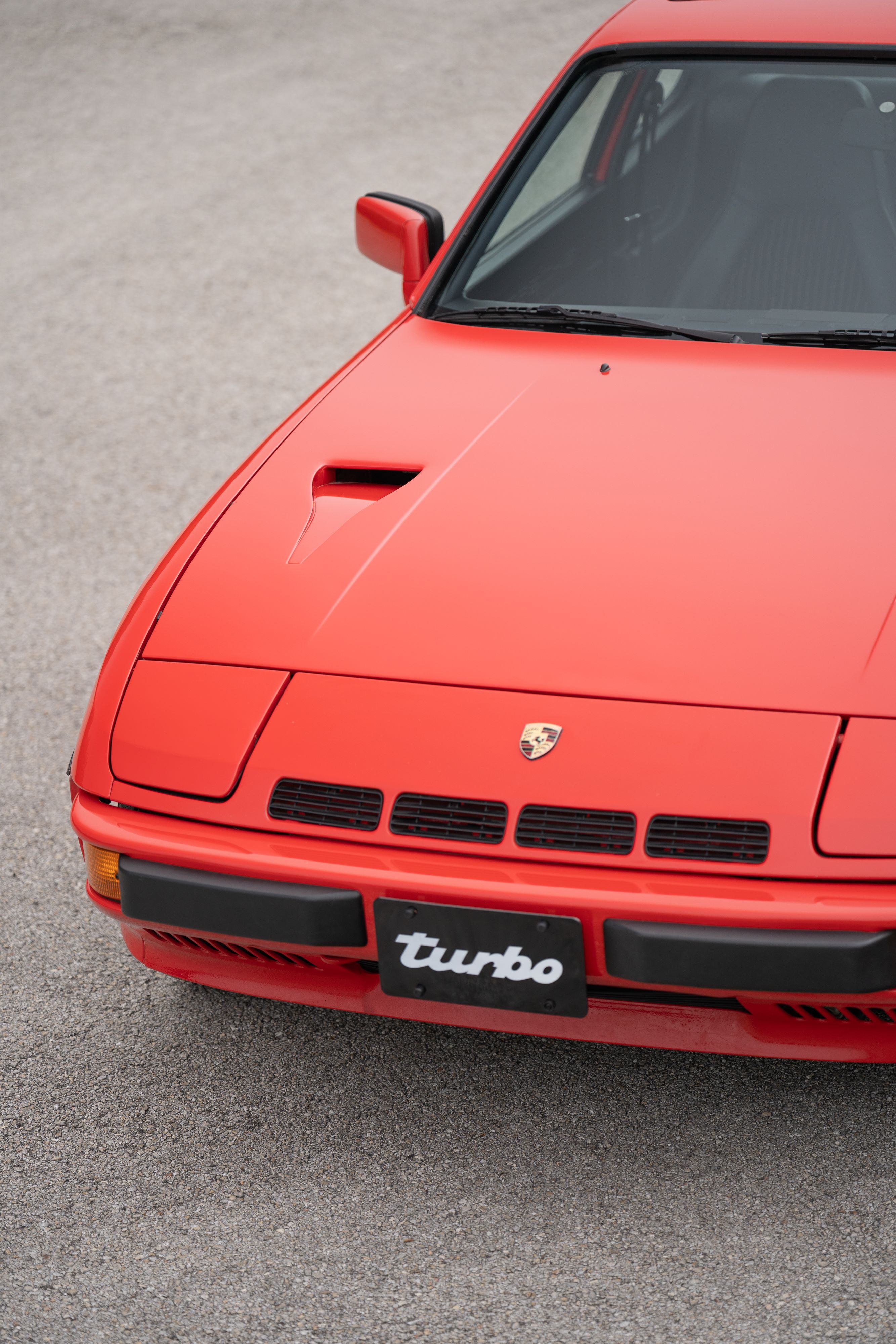 Guards Red Porsche 924 Turbo in Dripping Springs, TX.