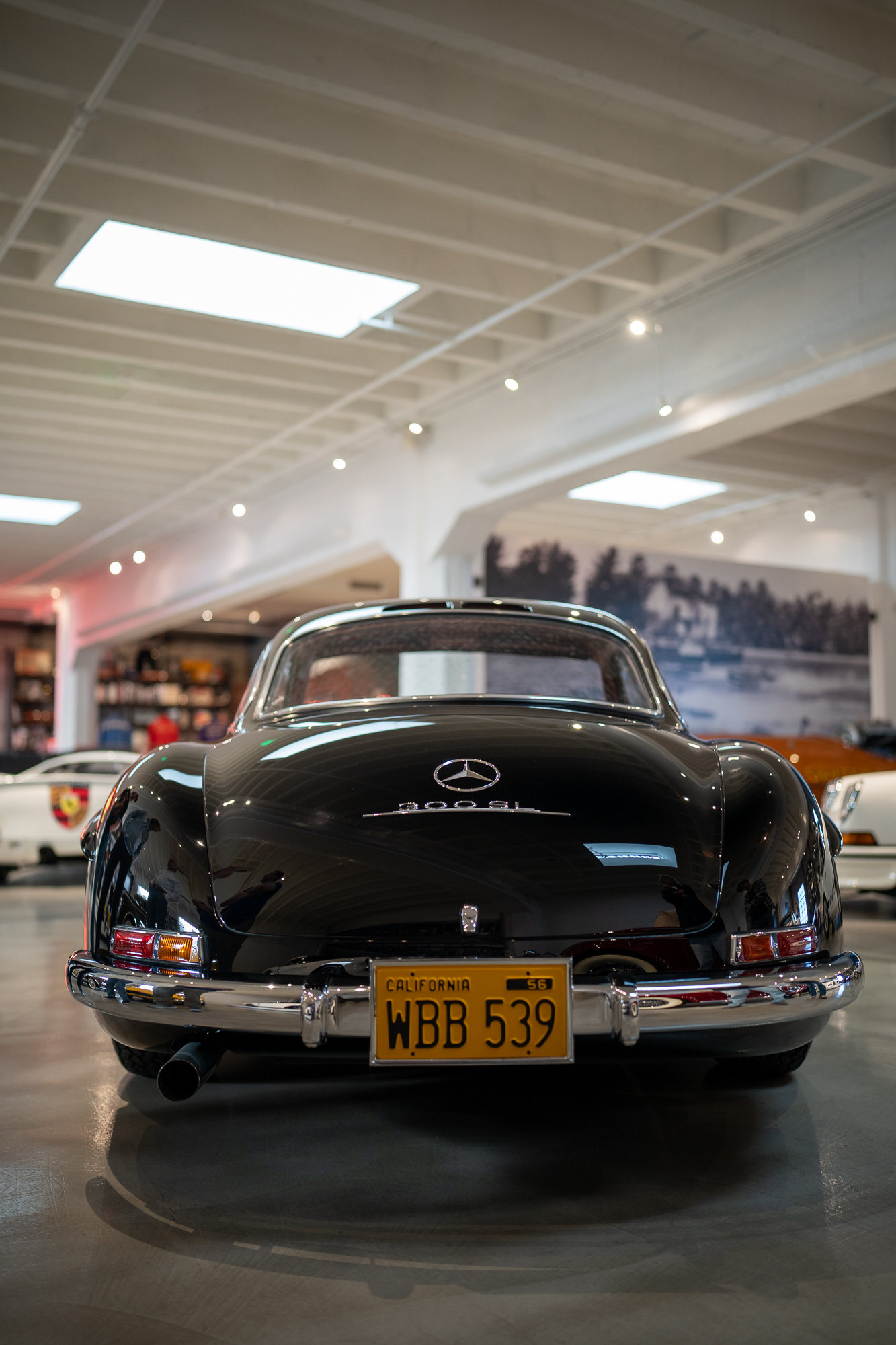 Rear end of a 300SL Gullwing