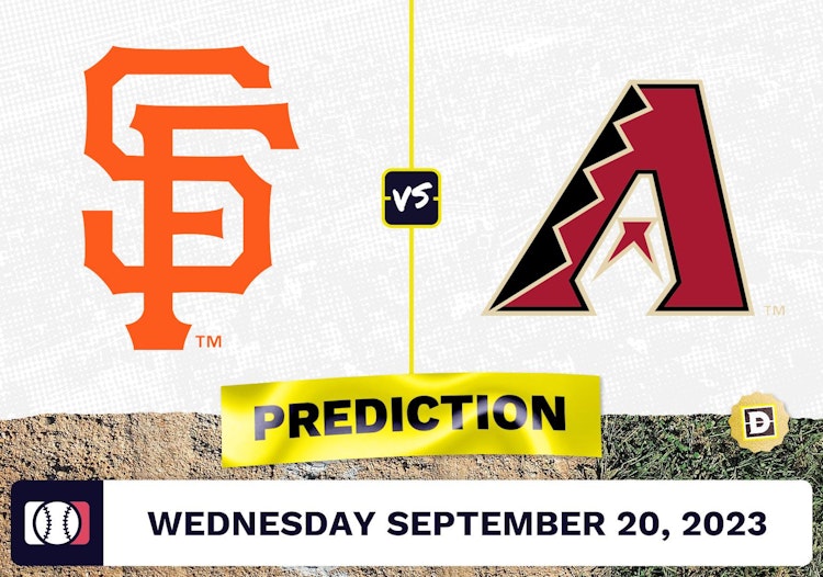 Giants vs. Diamondbacks Prediction for MLB Wednesday [9/20/2023]