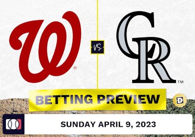 Nationals vs. Rockies Prediction and Odds - Apr 9, 2023