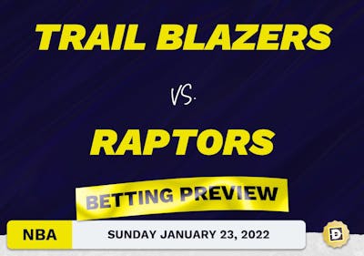 Trail Blazers vs. Raptors Predictions and Odds - Jan 23, 2022