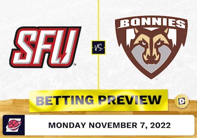 St. Francis (PA) vs. St. Bonaventure CBB Prediction and Odds - Nov 7, 2022
