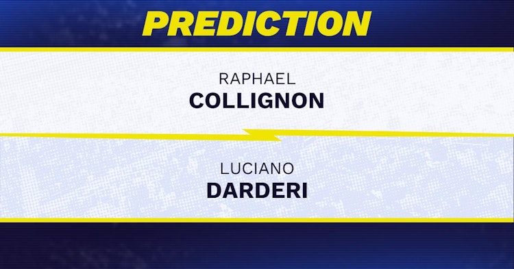 Raphael Collignon vs Luciano Darderi Tennis Prediction.