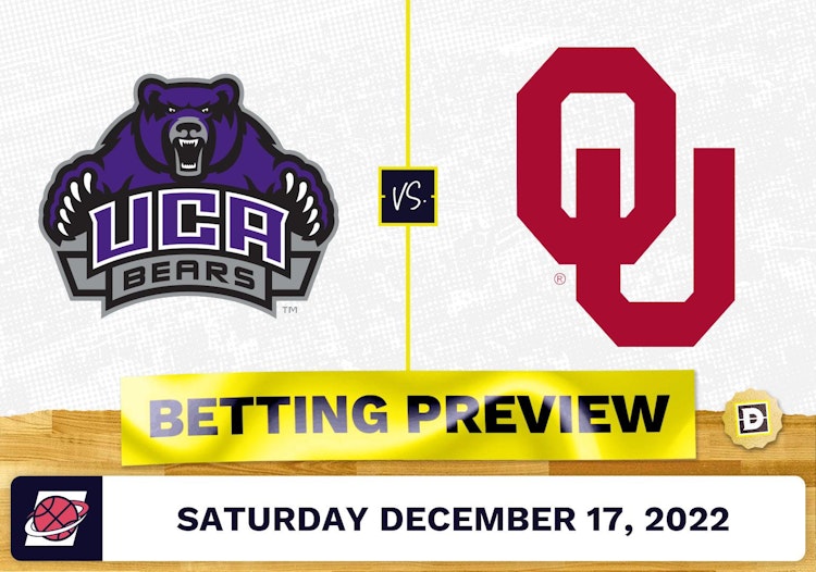 Central Arkansas vs. Oklahoma CBB Prediction and Odds - Dec 17, 2022