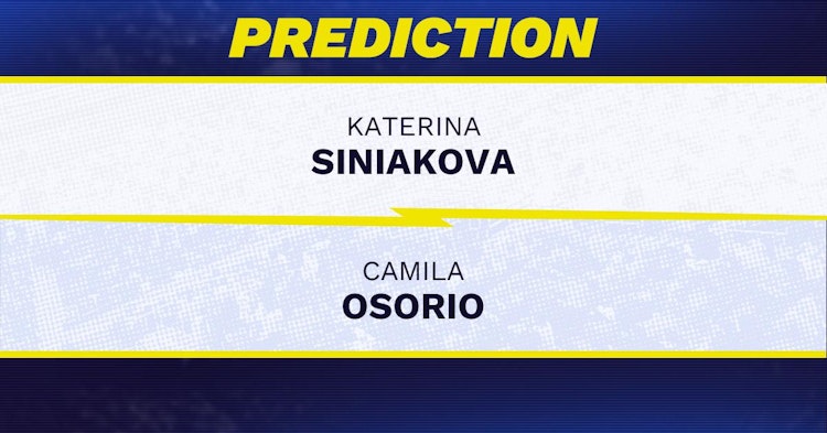 Katerina Siniakova vs Camila Osorio Tennis Prediction.