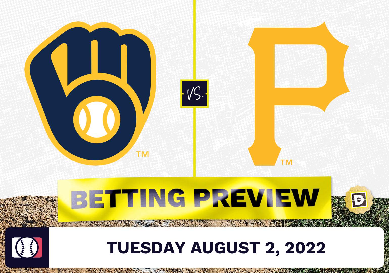 Brewers vs. Pirates Prediction and Odds - Aug 2, 2022