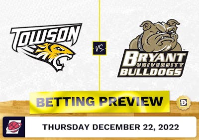 Towson vs. Bryant University CBB Prediction and Odds - Dec 22, 2022