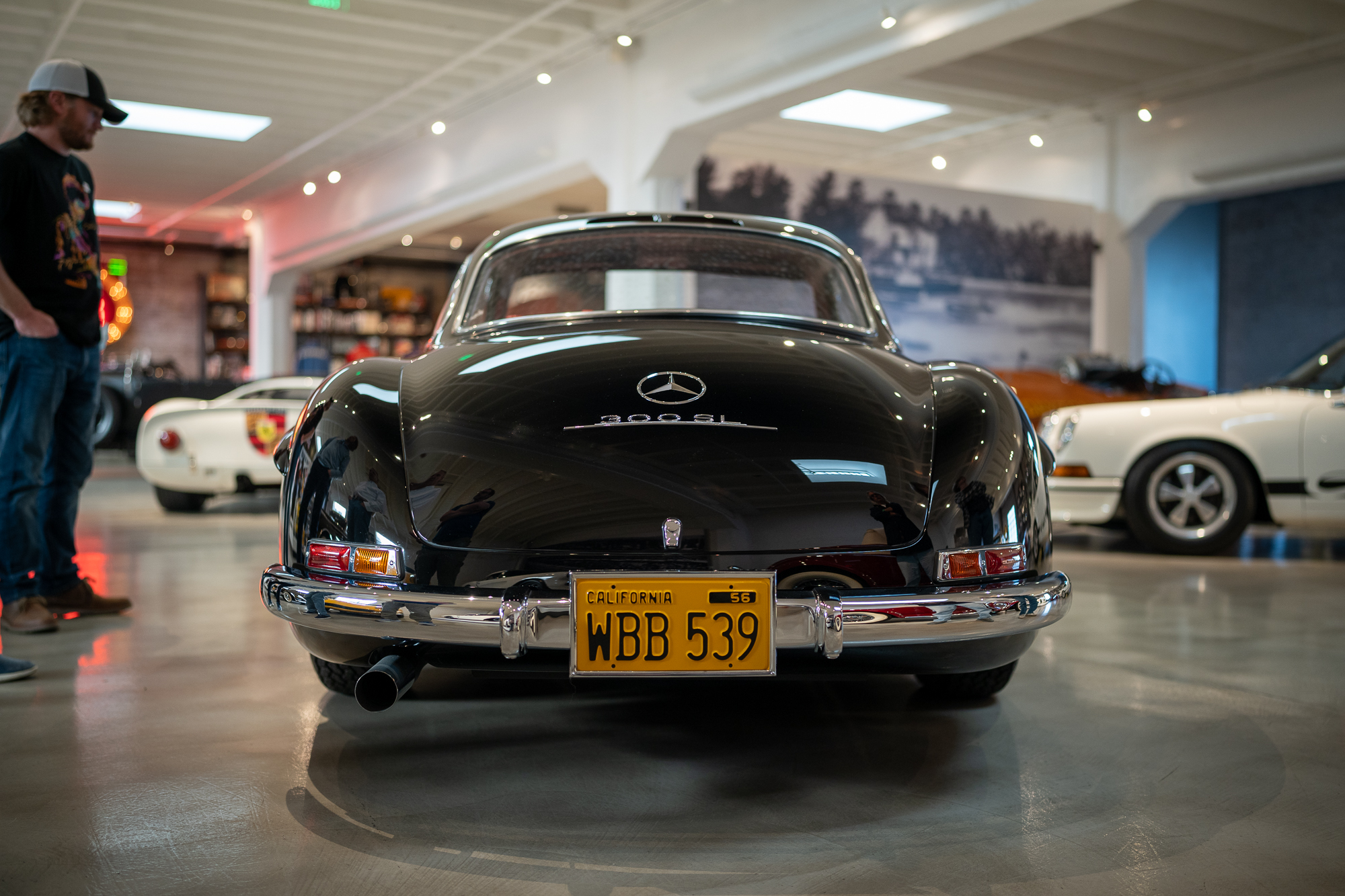 Rear end of a 300SL Gullwing