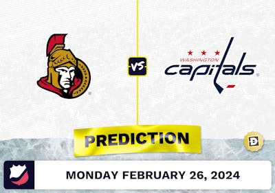 Ottawa Senators vs. Washington Capitals Prediction, Odds, NHL Picks [2/26/2024]