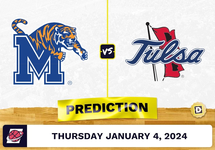 Memphis vs. Tulsa Prediction, Odds, College Basketball Picks  [1/4/2024]