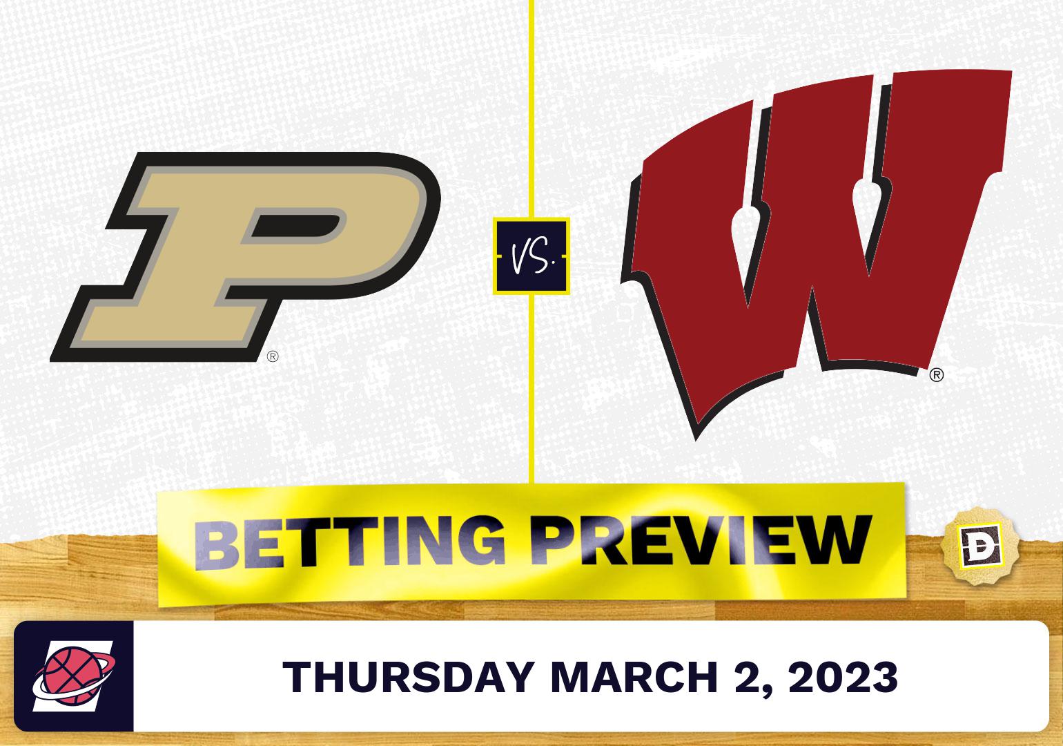 Purdue Vs. Wisconsin CBB Prediction And Odds - Mar 2, 2023