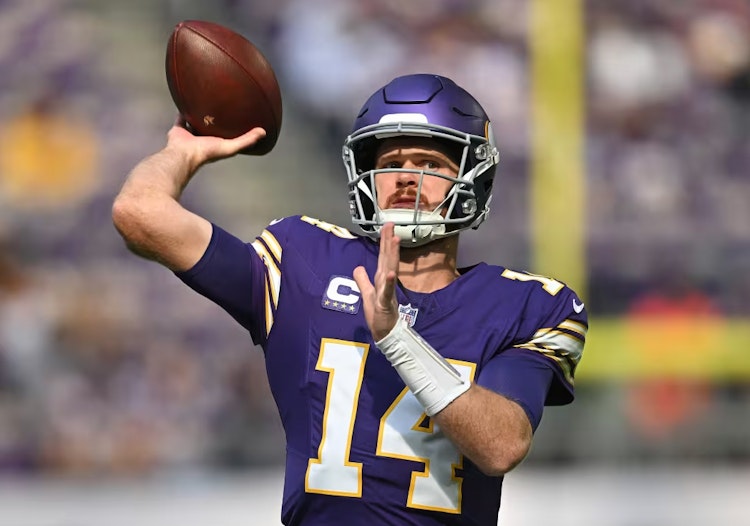 Player props, sunday night football, Sam Darnold, Joe Flacco, Anthony Richardson, Vikings, Colts