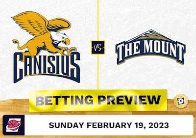 Canisius vs. Mount St. Mary's CBB Prediction and Odds - Feb 19, 2023