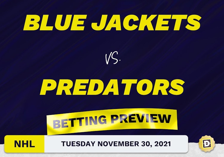 Blue Jackets vs. Predators Predictions and Odds - Nov 30, 2021