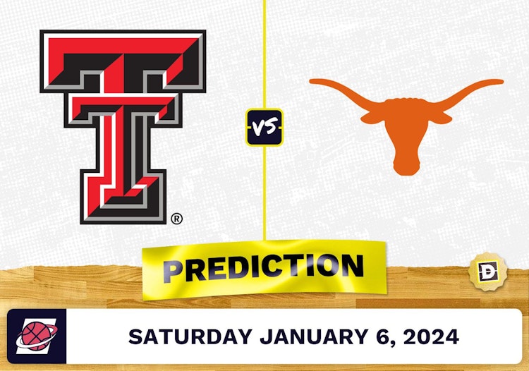 Texas Tech vs. Texas Prediction, Odds, College Basketball Picks  [1/6/2024]