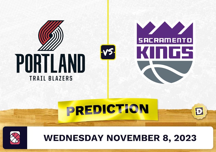 Trail Blazers vs. Kings Prediction and Odds - November 8, 2023