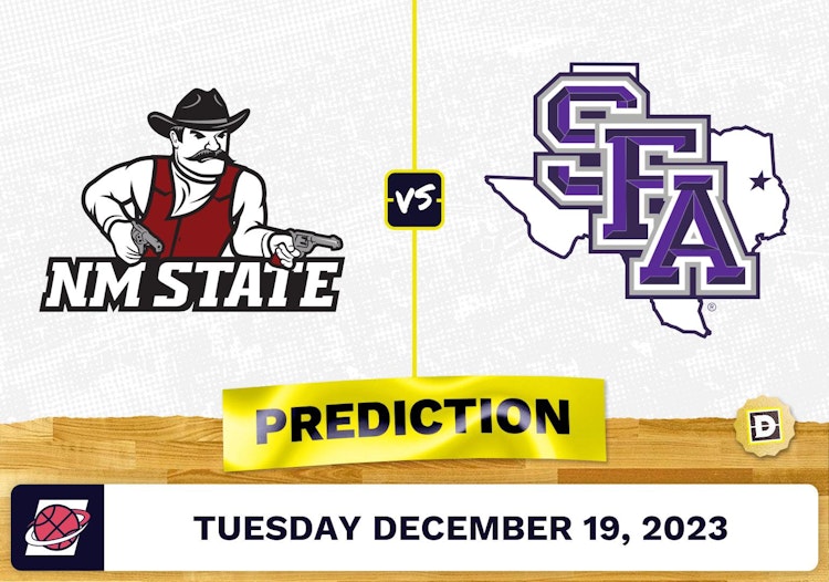 New Mexico State vs. Stephen F. Austin Prediction, Odds, College Basketball Picks  [12/19/2023]