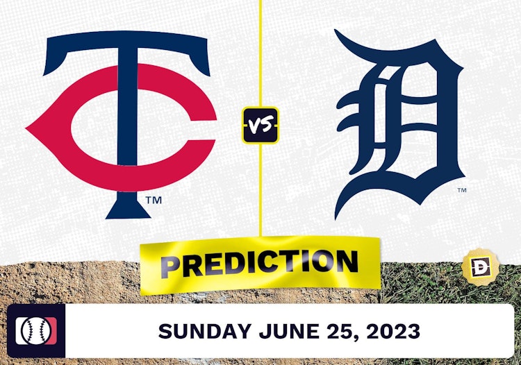 Twins vs. Tigers Prediction for MLB Sunday [6/25/2023]