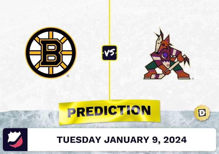 Boston Bruins vs. Arizona Coyotes Prediction, Odds, NHL Picks  [1/9/2024]