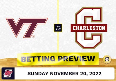 Virginia Tech vs. Charleston CBB Prediction and Odds - Nov 20, 2022