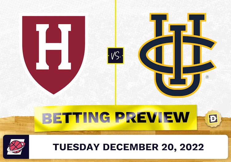 Harvard vs. UC Irvine CBB Prediction and Odds - Dec 20, 2022