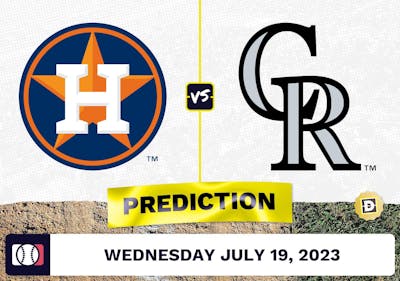 Astros vs. Rockies Prediction for MLB Wednesday [7/19/2023]