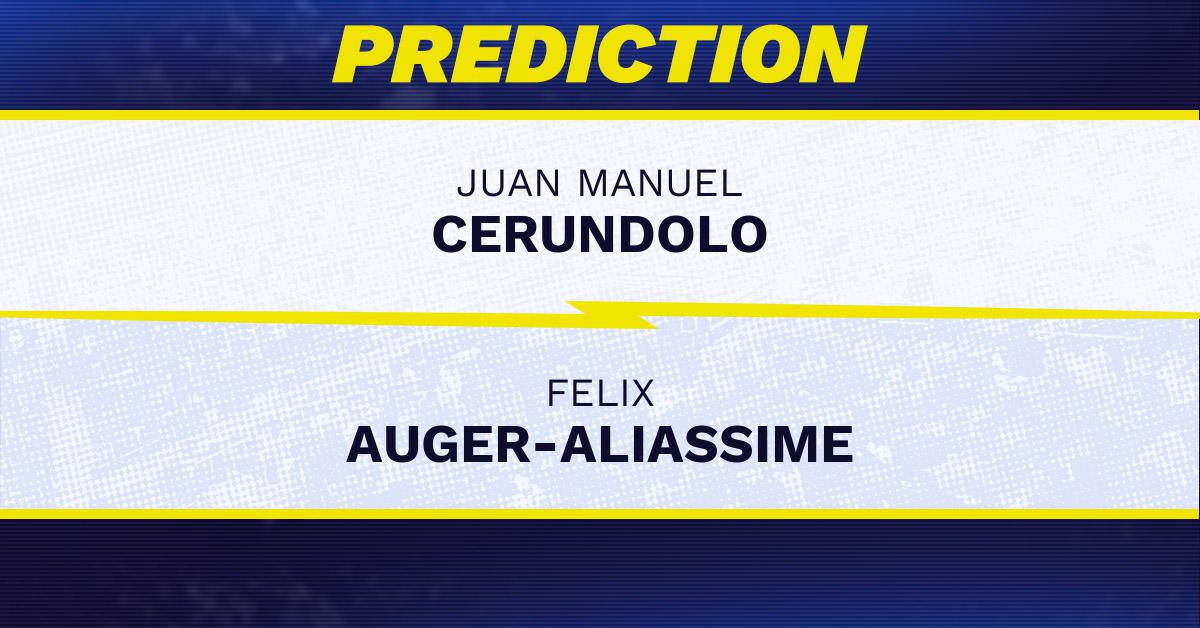 Juan Cerundolo vs Felix Auger-Aliassime Tennis Prediction.