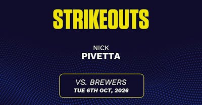 Nick Pivetta projections October 7: Strikeouts, outs, and earned runs vs. Brewers [Game 3, 2026]
