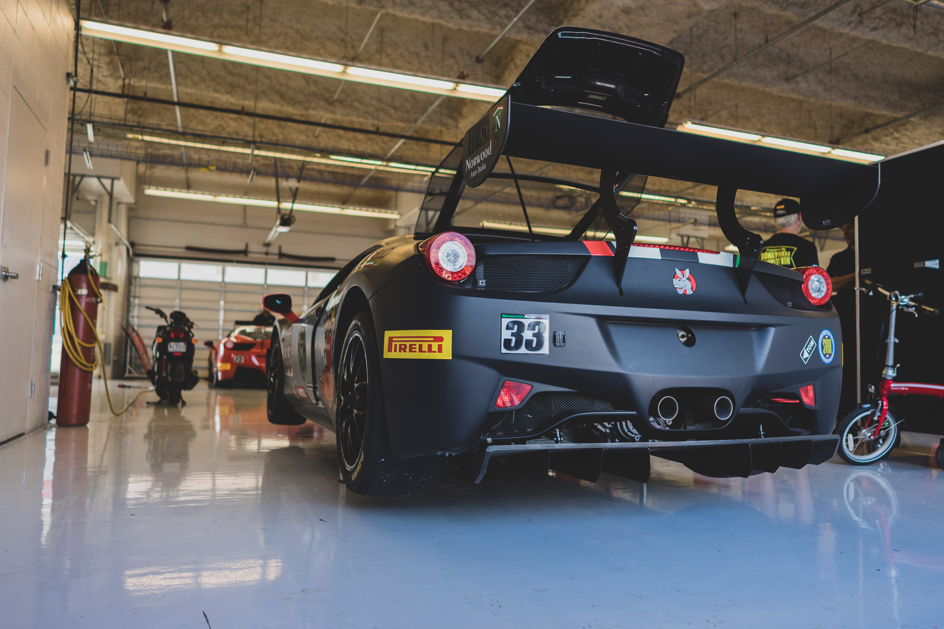 A Ferrai 458 Race Car at COTA.