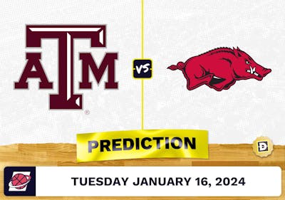 Texas A&M vs. Arkansas Prediction, Odds, College Basketball Picks [1/16/2024]