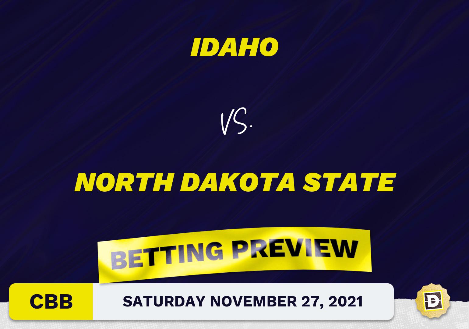 Idaho vs. North Dakota State CBB Predictions and Odds - Nov 27, 2021