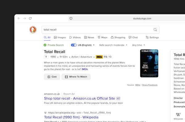Entertainment Instant Answers